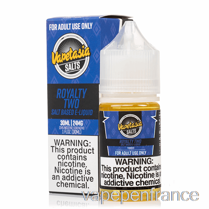 Royalties Ii - Sels De Vapetasia - Stylo Vape 30 Ml 24 Mg